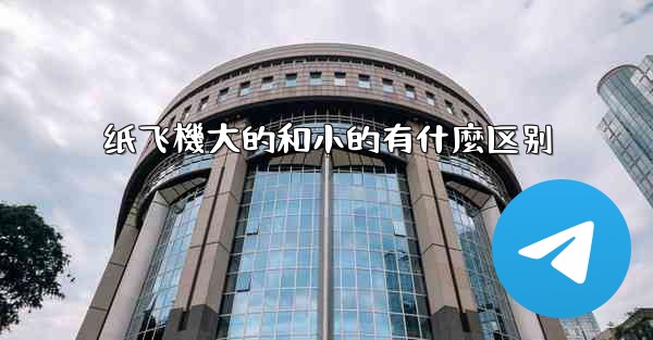 纸飞機大的和小的有什麼区别