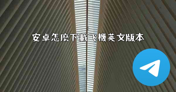 安卓怎麼下載飞機英文版本
