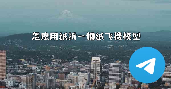 怎麼用纸折一個纸飞機模型