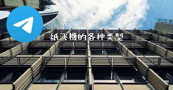 纸飞機的各种类型