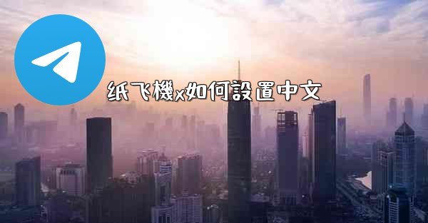 纸飞機x如何設置中文