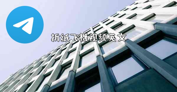 折纸飞機视频英文