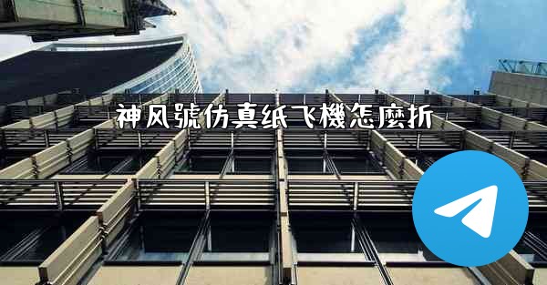 神风號仿真纸飞機怎麼折