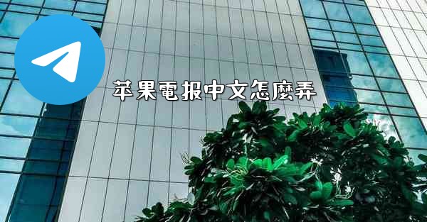 苹果電报中文怎麼弄