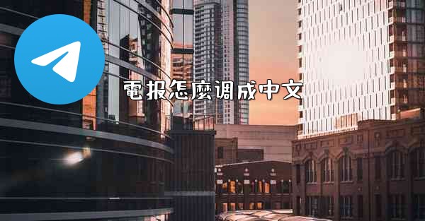電报怎麼调成中文