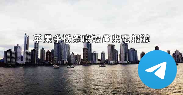 苹果手機怎麼設置來電报號