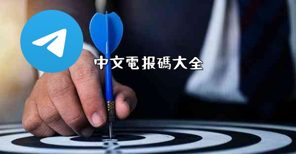 中文電报碼大全