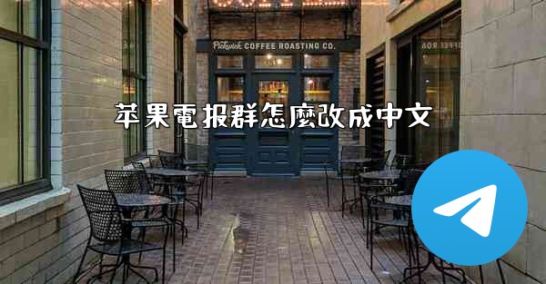 苹果電报群怎麼改成中文