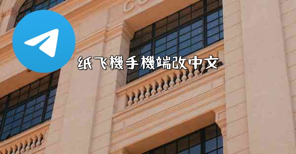 纸飞機手機端改中文