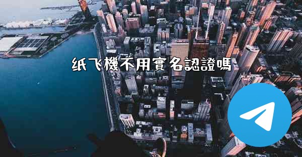 纸飞機不用實名認證嗎