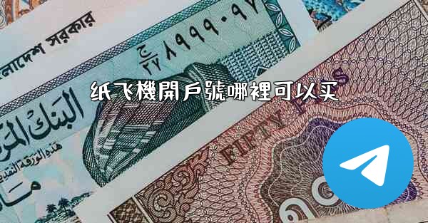 纸飞機開戶號哪裡可以买