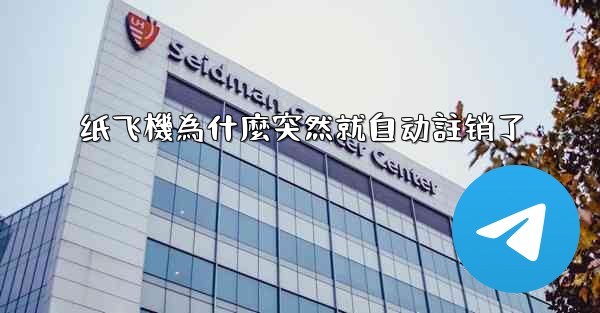 纸飞機為什麼突然就自动註销了