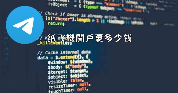 纸飞機開戶要多少钱