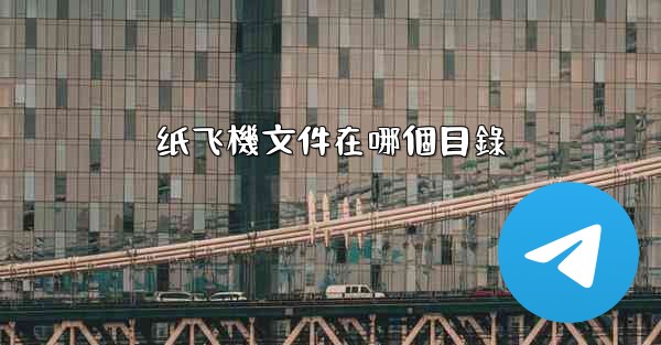 纸飞機文件在哪個目錄