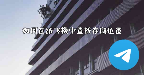 如何在纸飞機中查找存儲位置