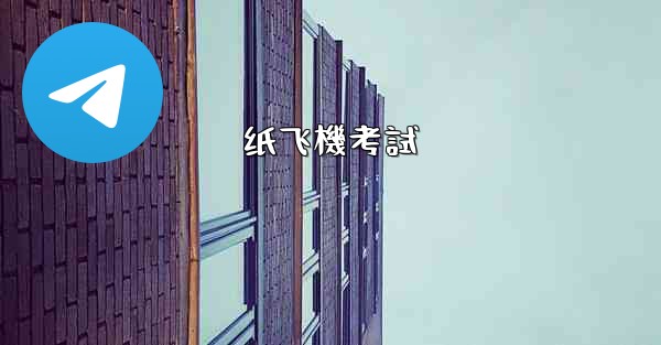 纸飞機考試