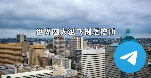 世界四大纸飞機怎麼折