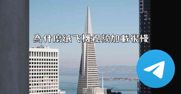 為什麼纸飞機视频加載很慢