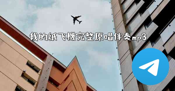 我的纸飞機完整原唱伴奏mp3