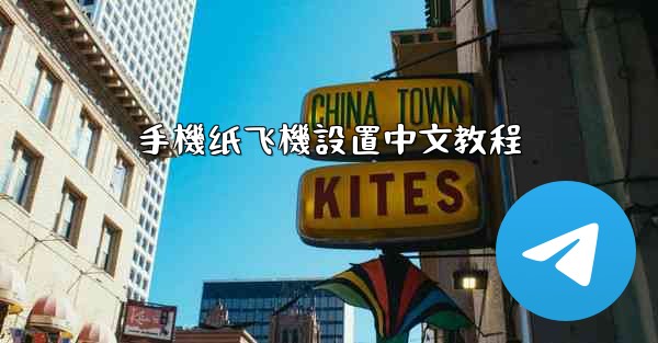 手機纸飞機設置中文教程