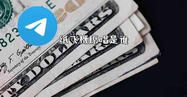 纸飞機原唱是谁