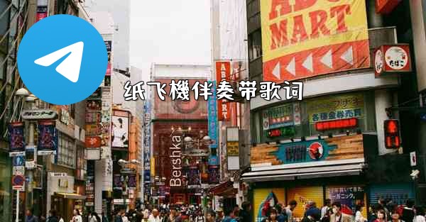 纸飞機伴奏带歌词