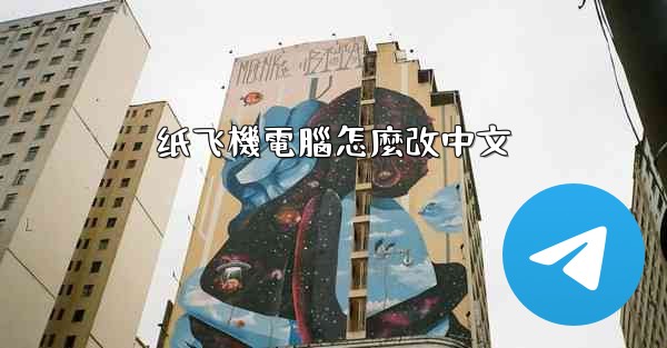 纸飞機電腦怎麼改中文