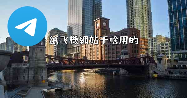 纸飞機網站干啥用的