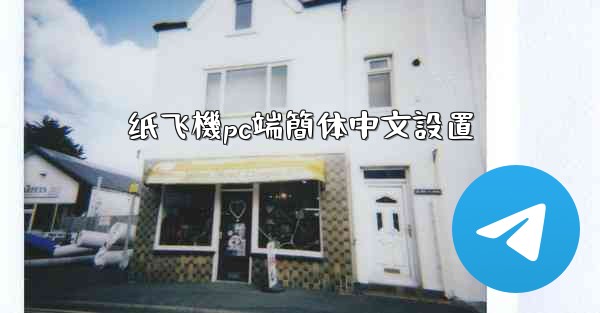 纸飞機pc端簡体中文設置