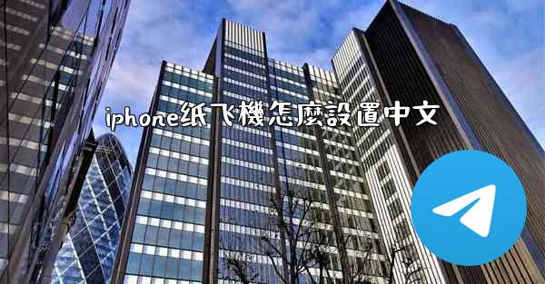 iphone纸飞機怎麼設置中文