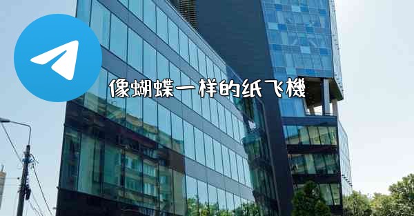 像蝴蝶一样的纸飞機