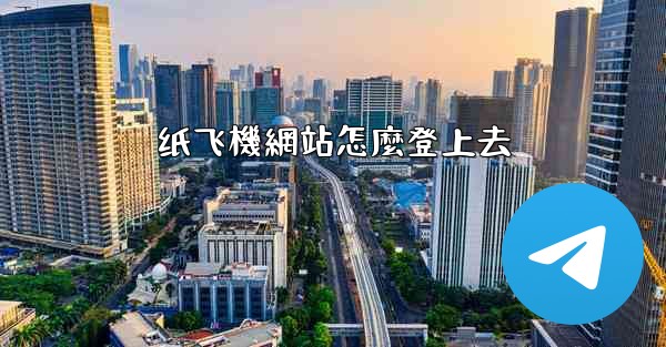 纸飞機網站怎麼登上去