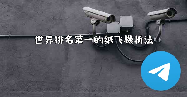 世界排名第一的纸飞機折法