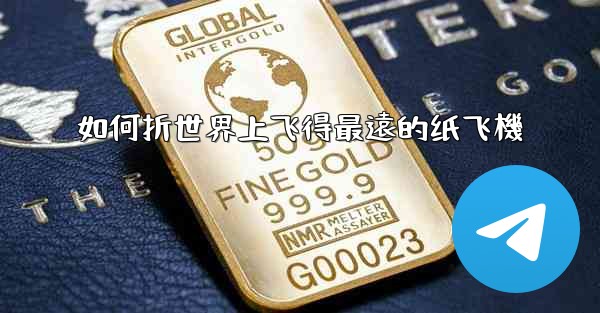 如何折世界上飞得最遠的纸飞機