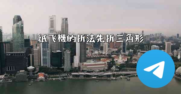 纸飞機的折法先折三角形