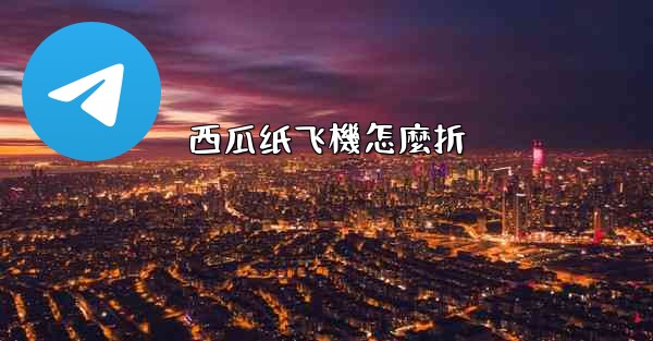 西瓜纸飞機怎麼折