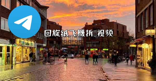 回旋纸飞機折叠视频