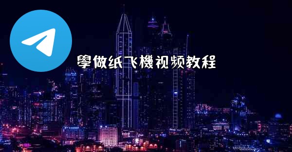 學做纸飞機视频教程
