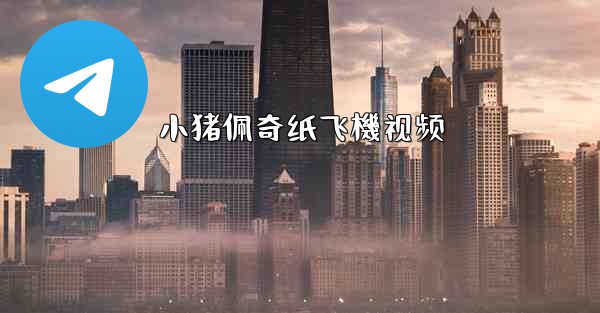 小猪佩奇纸飞機视频