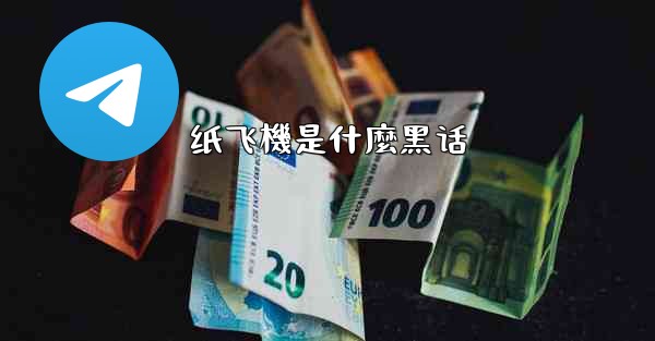 纸飞機是什麼黑话