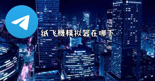 纸飞機模拟器在哪下