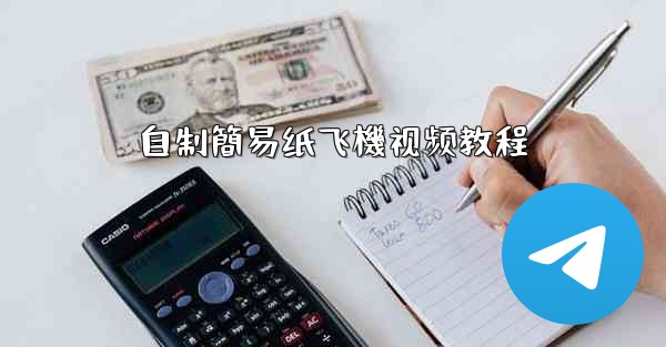 自制簡易纸飞機视频教程