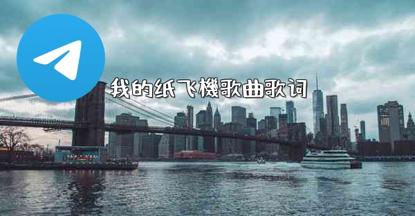 我的纸飞機歌曲歌词