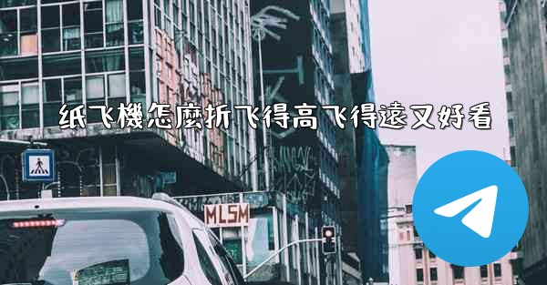 纸飞機怎麼折飞得高飞得遠又好看