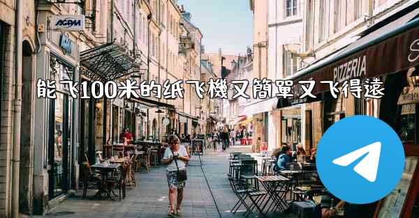 能飞100米的纸飞機又簡單又飞得遠