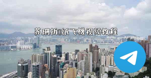 苏珊折叠纸飞機视频教程