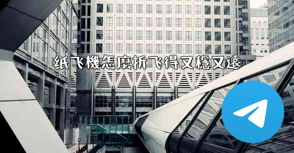 纸飞機怎麼折飞得又穩又遠