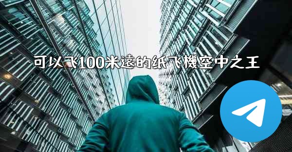 可以飞100米遠的纸飞機空中之王