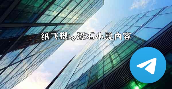 纸飞機by潭石小說內容