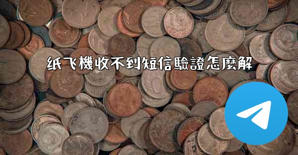 纸飞機收不到短信驗證怎麼解